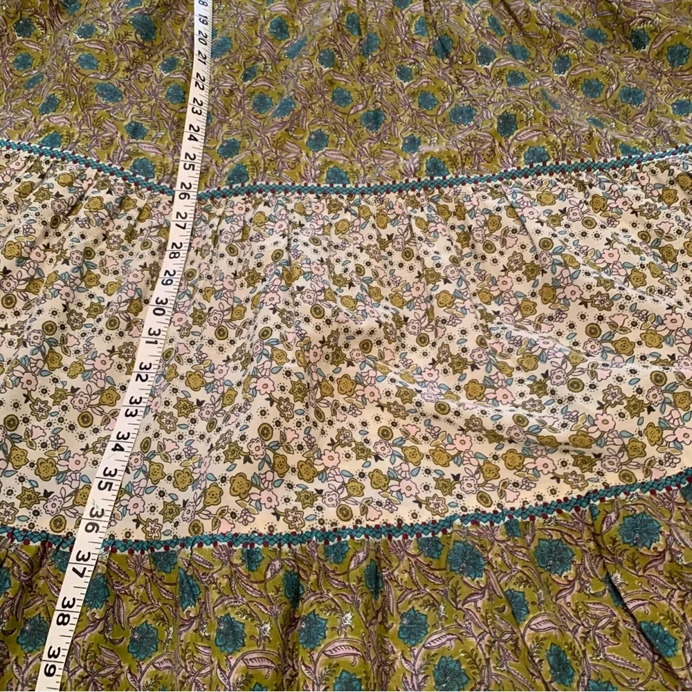 Natural Life cotton floral multicolor printed maxi oversized Boho dress size S - Picture 13 of 13
